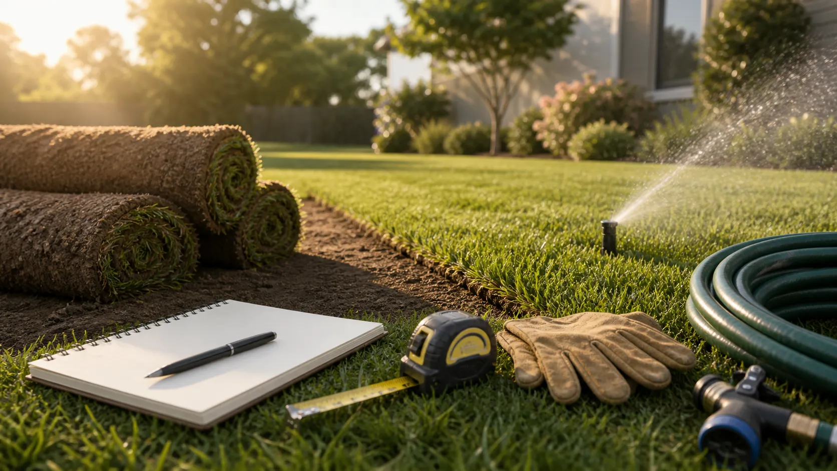 Healthy sod lawn used for Park Avenue Turf turf tips and maintenance guidance